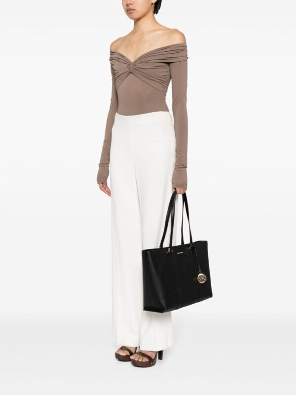 Michael Kors large Temple leather tote bag - Image 2