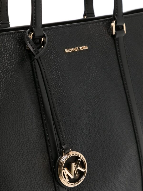 Michael Kors large Temple leather tote bag - Image 4