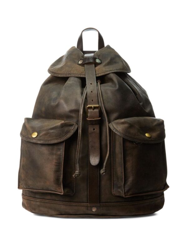 Ralph Lauren RRL distressed leather rucksack