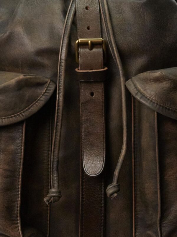 Ralph Lauren RRL distressed leather rucksack - Image 2
