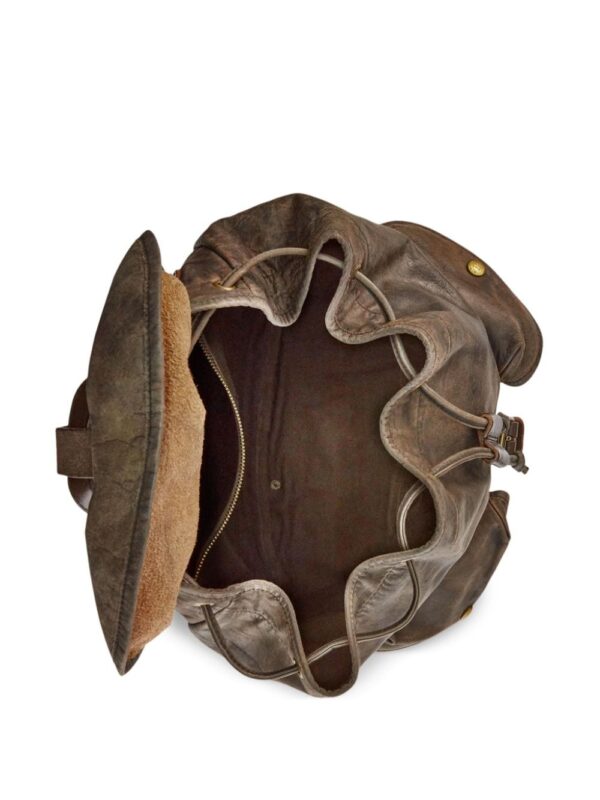 Ralph Lauren RRL distressed leather rucksack - Image 3