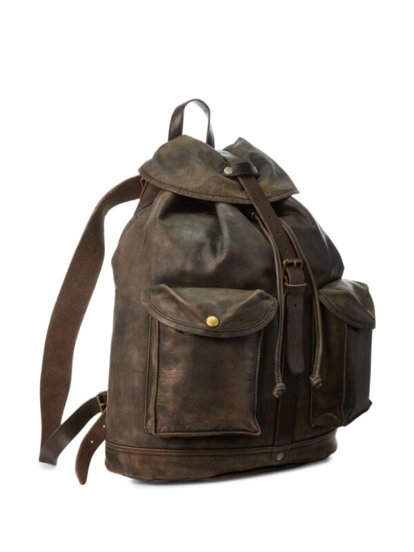 Ralph Lauren RRL distressed leather rucksack - Image 4
