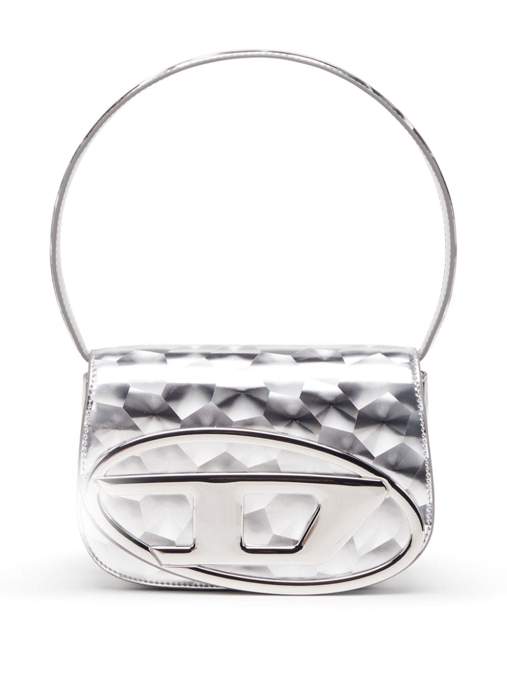 Diesel DIESEL 1DR FABRIC POLY MIRROR DETAIL SHOULDER BAG - Image 3