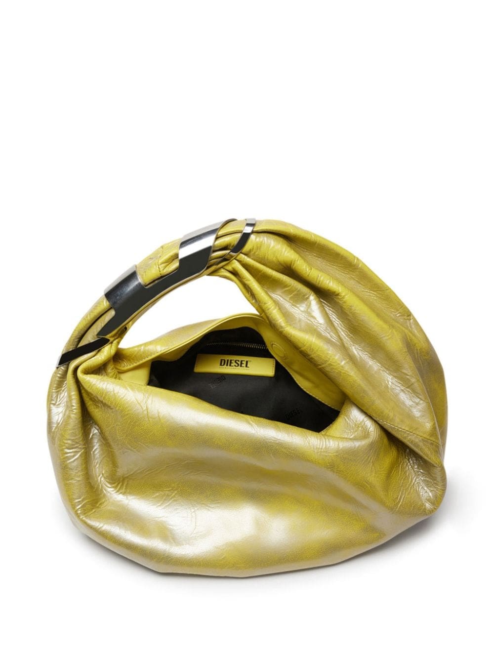 Diesel Grab-D Hobo S leather shoulder bag - Image 5