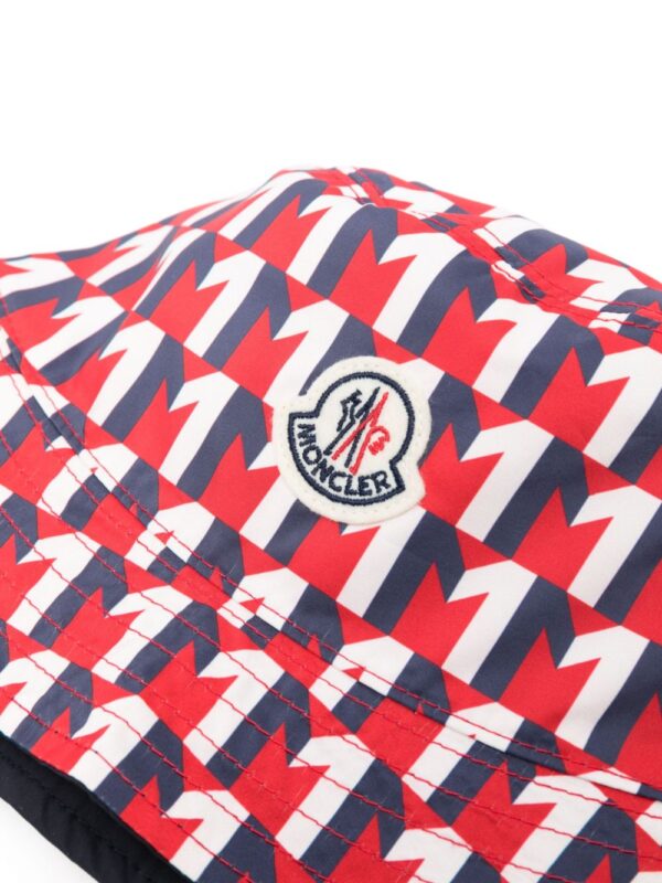 Moncler logo-patch bucket hat - Image 2
