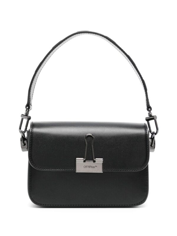 Off-White Binder Clip leather crossbody bag