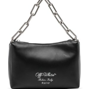 Off-White Block leather clutch bag