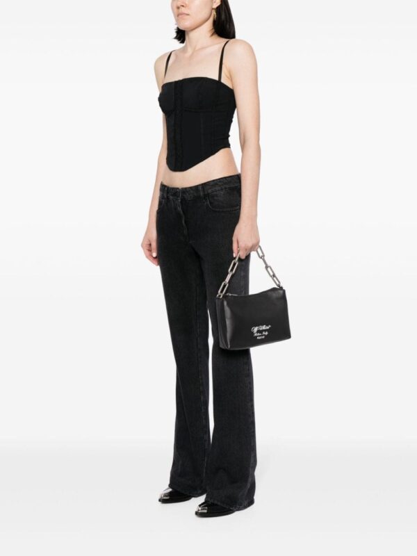 Off-White Block leather clutch bag - Image 2