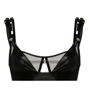 Bordelle Vero triangle-cup satin bra