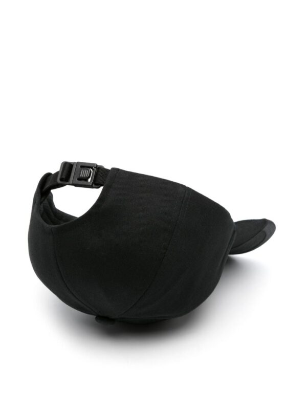 Moncler logo-patch cotton cap - Image 2
