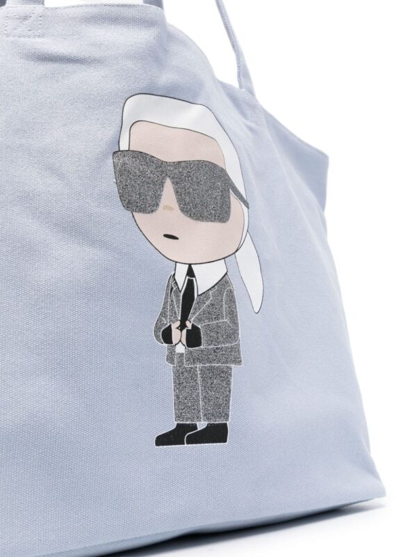 Karl Lagerfeld K/Ikonik 2.0 canvas tote bag - Image 4