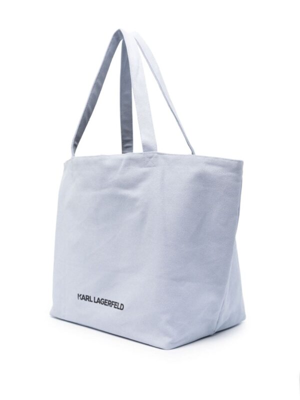 Karl Lagerfeld K/Ikonik 2.0 canvas tote bag - Image 3