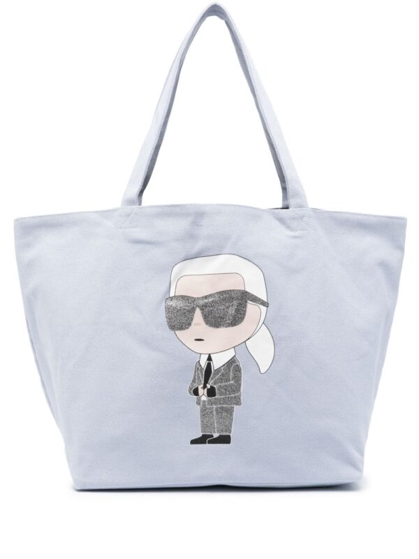 Karl Lagerfeld K/Ikonik 2.0 canvas tote bag