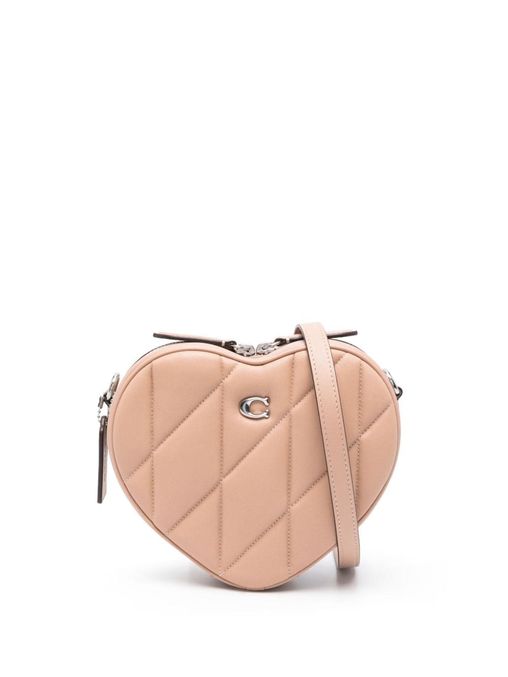 Coach Heart quilted cross body bag