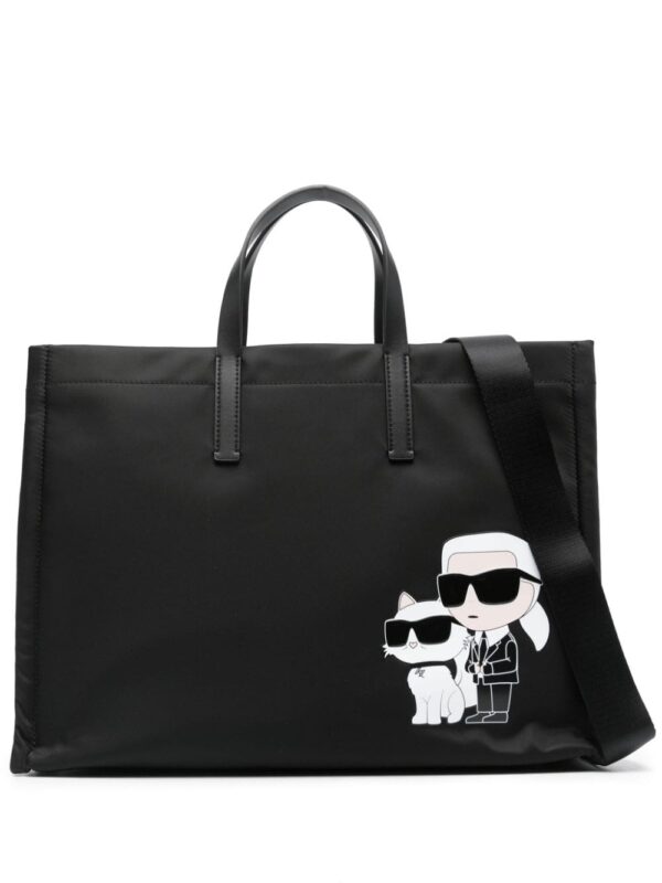 Karl Lagerfeld large K/Ikonik 2.0 tote bag