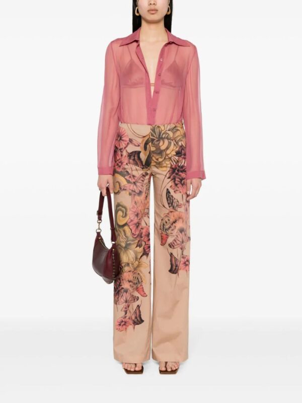 Alberta Ferretti  bra-style crop top - Image 2