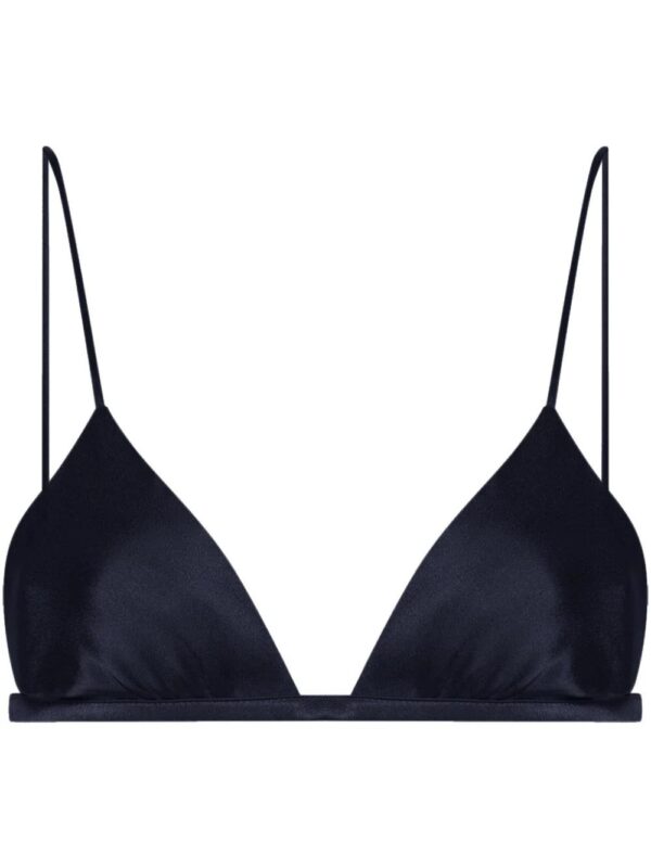 Alberta Ferretti  satin triangle bralette