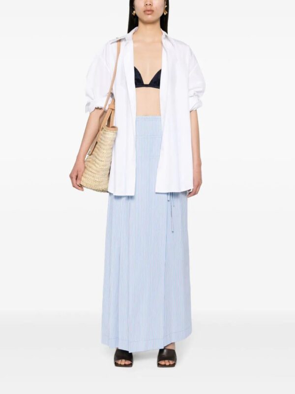 Alberta Ferretti  satin triangle bralette - Image 2
