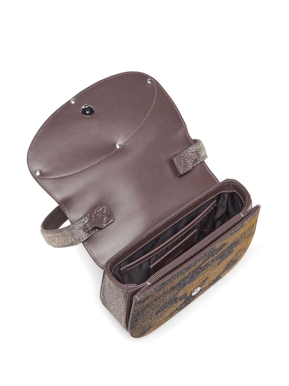 Diesel 1DR lurex shoulder bag - Image 5