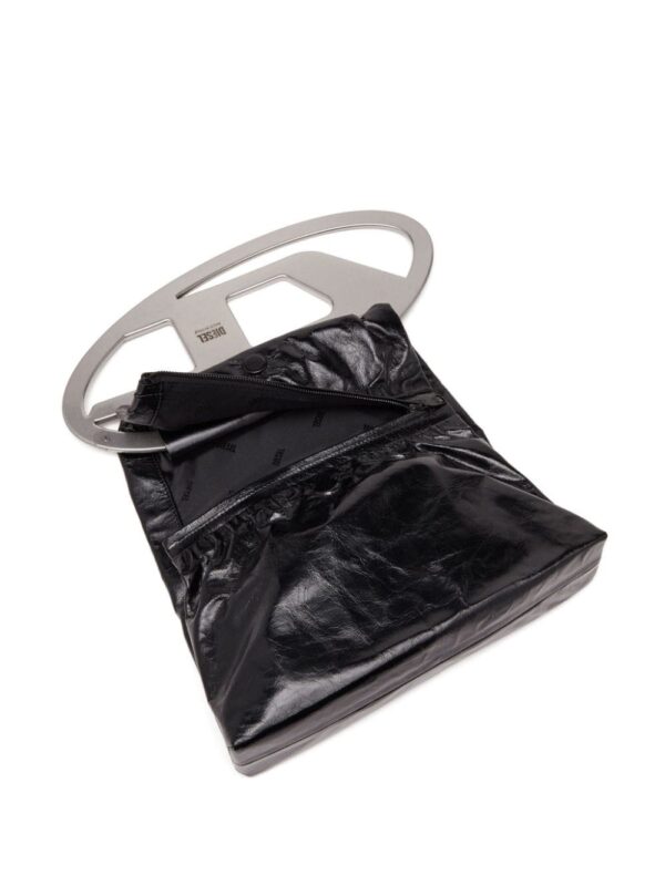 Diesel logo-plaque leather pouch - Image 5