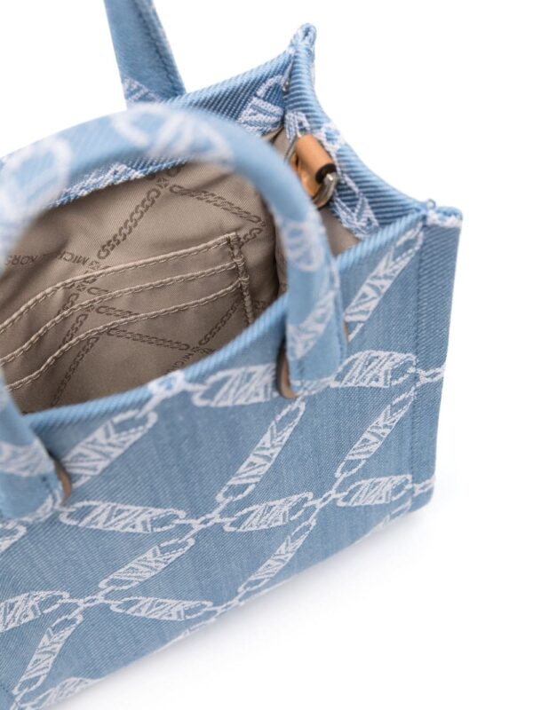 Michael Michael Kors Gigi Extra Small denim tote bag - Image 5