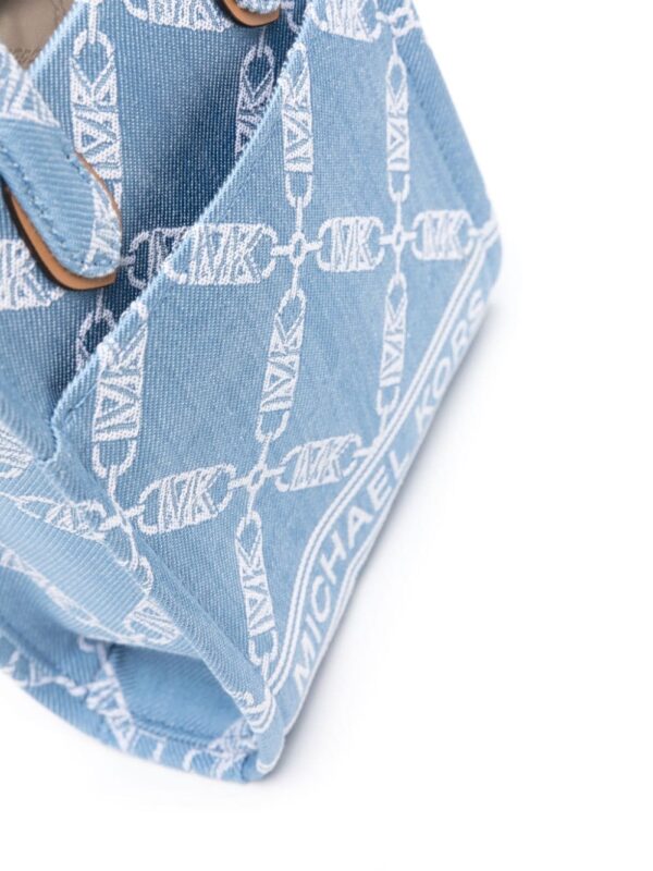 Michael Michael Kors Gigi Extra Small denim tote bag - Image 4