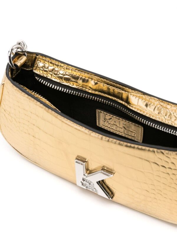 Karl Lagerfeld K/Kameo metallic shoulder bag - Image 5