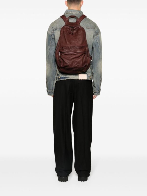 Giorgio Brato zip-up leather backpack - Image 2