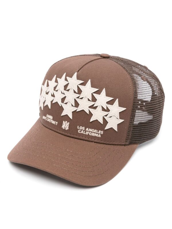 AMIRI star-patch panelled trucker cap