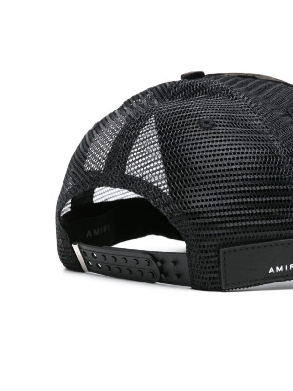 AMIRI monogram velvet baseball cap - Image 2