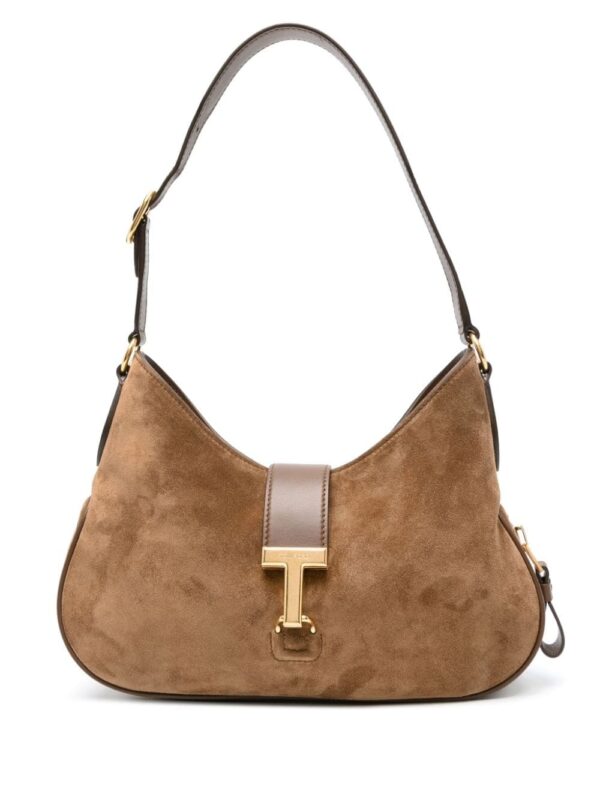TOM FORD medium Monarch suede shoulder bag