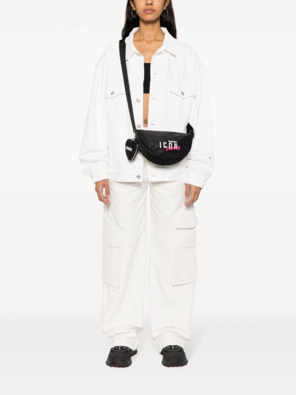 DSQUARED2 logo-print gabardine-weave bag - Image 2
