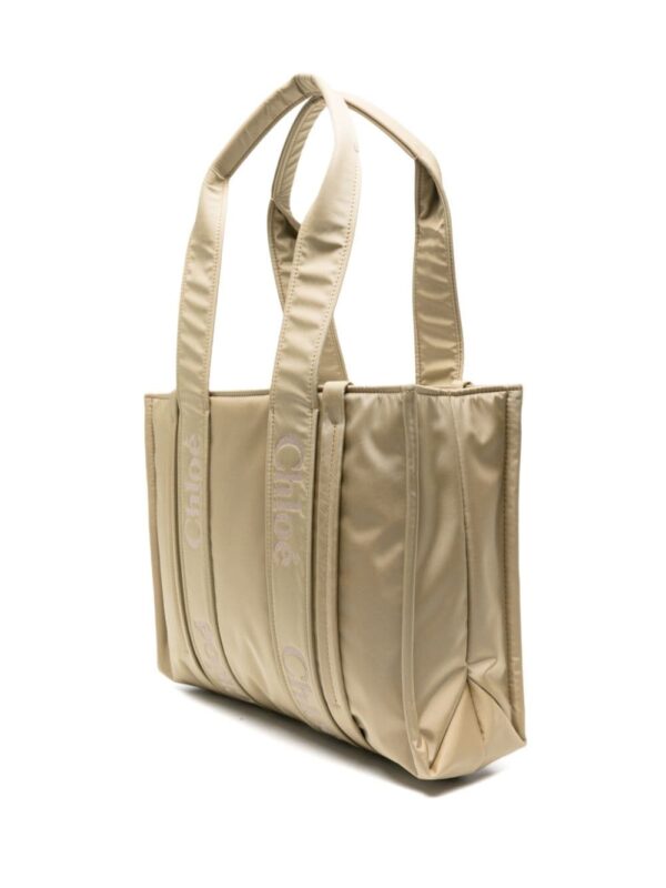 Chloé medium Woody tote bag - Image 3