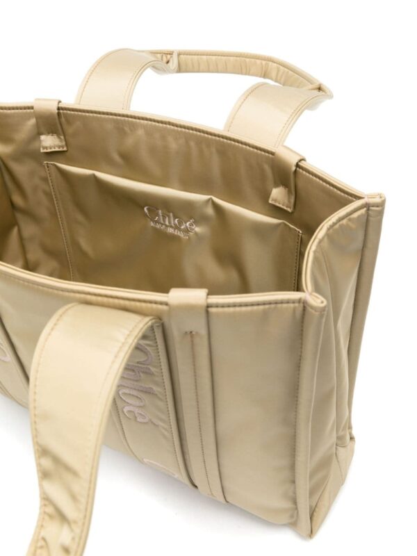 Chloé medium Woody tote bag - Image 5