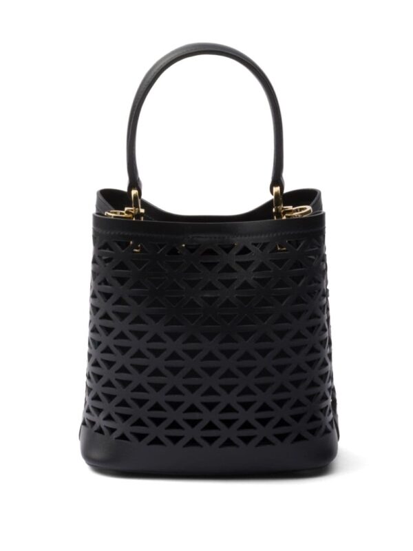 Prada mini Panier leather tote bag - Image 2