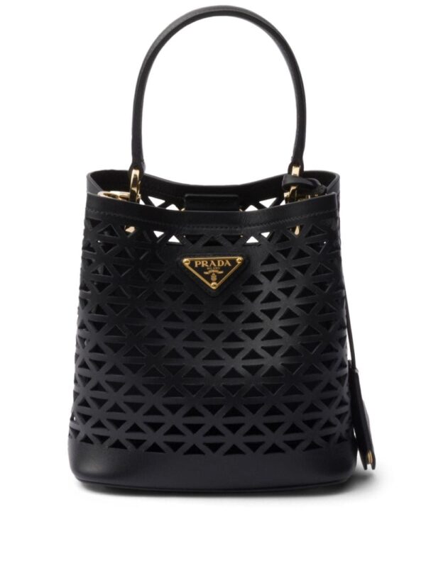 Prada mini Panier leather tote bag