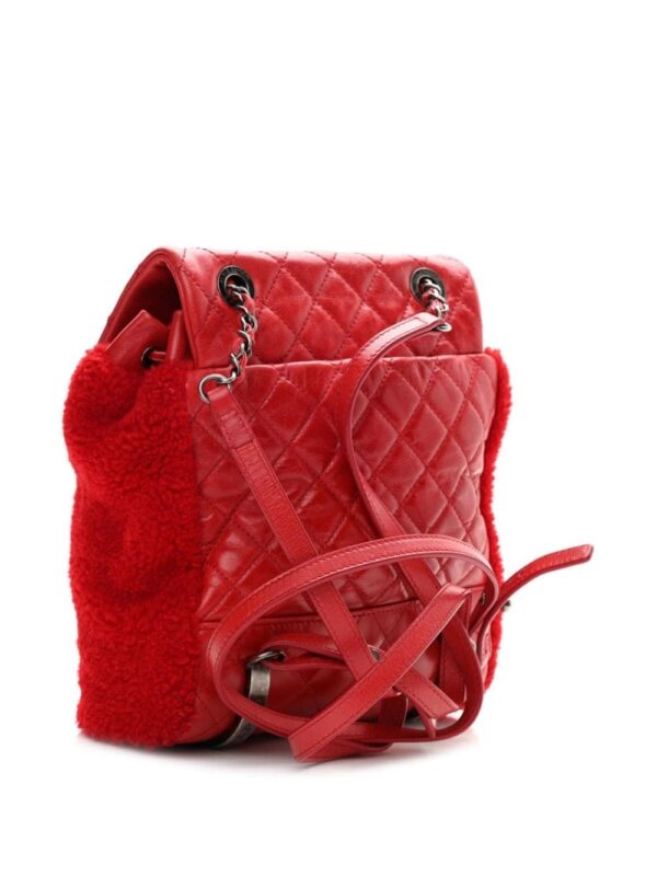 CHANEL Pre-Owned 2015 Paris-Salzburg shearling backpack - Image 2