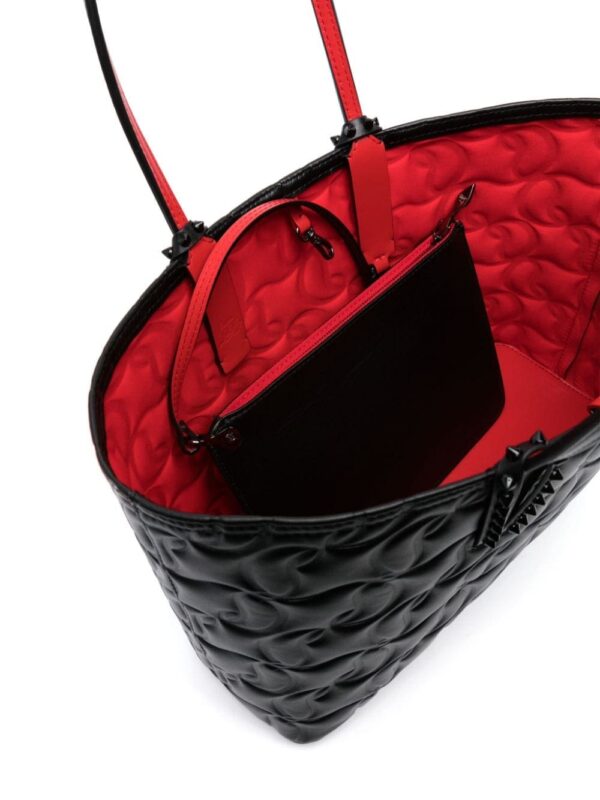 Christian Louboutin small Cabata leather tote bag - Image 5