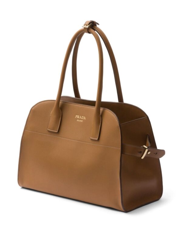 Prada medium leather tote bag - Image 5