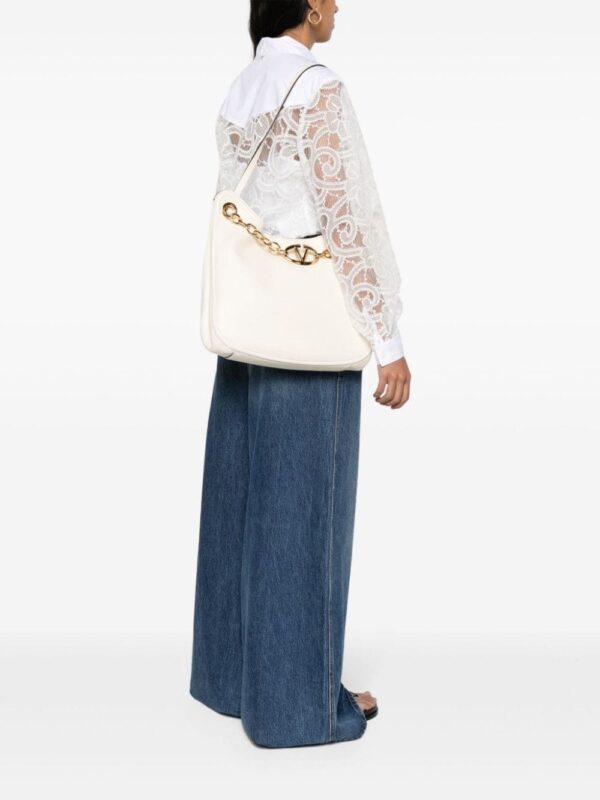 Valentino Garavani VLogo Moon leather tote bag - Image 2