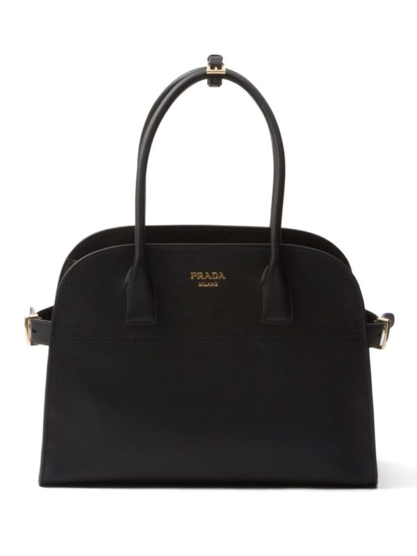 Prada medium leather tote bag