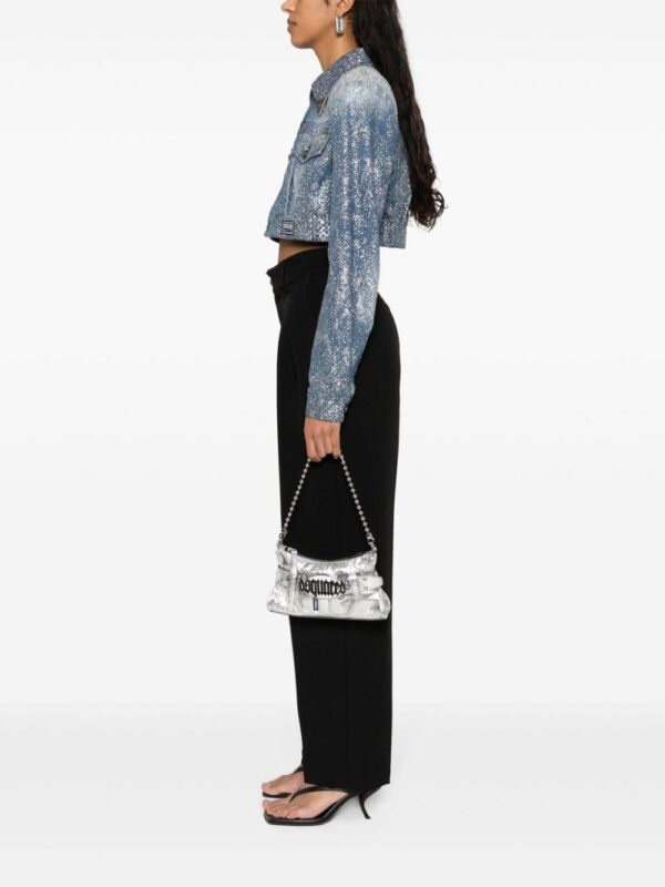 DSQUARED2 Gothic leather clutch bag - Image 2