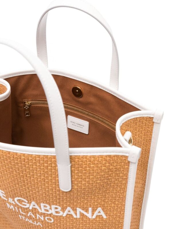 Dolce & Gabbana logo-embroidered tote bag - Image 5
