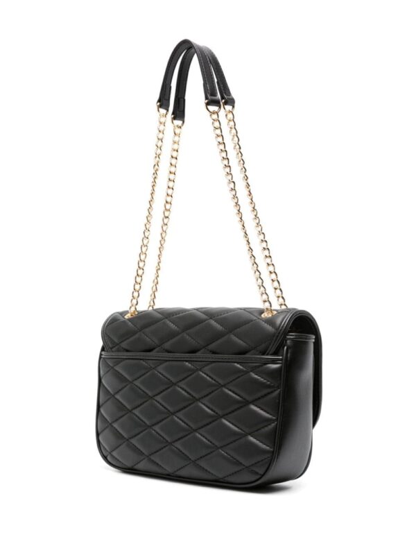 Love Moschino logo-lettering matelassé shoulder bag - Image 3