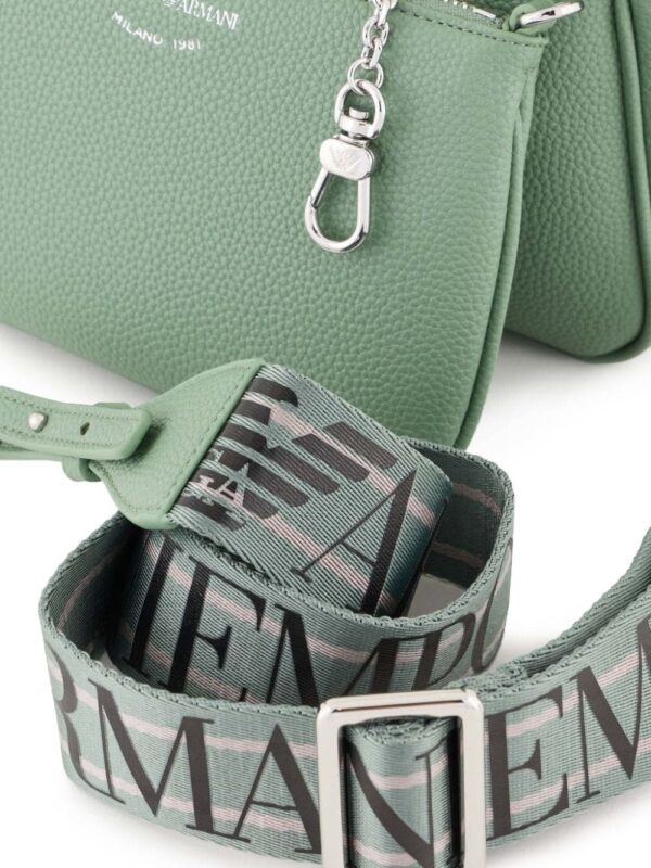 Emporio Armani faux-leather double mini bag - Image 4
