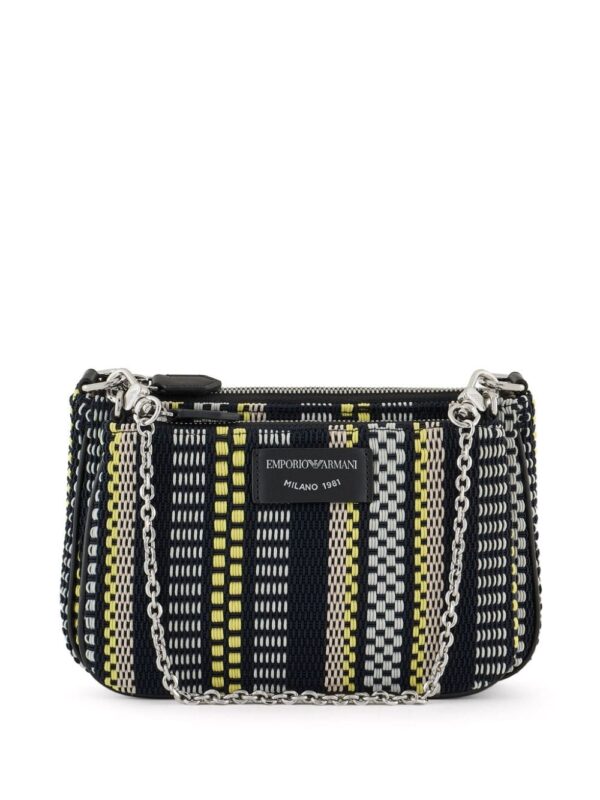 Emporio Armani woven shoulder bag