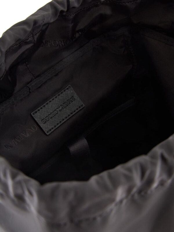 Emporio Armani logo-appliqué backpack - Image 2