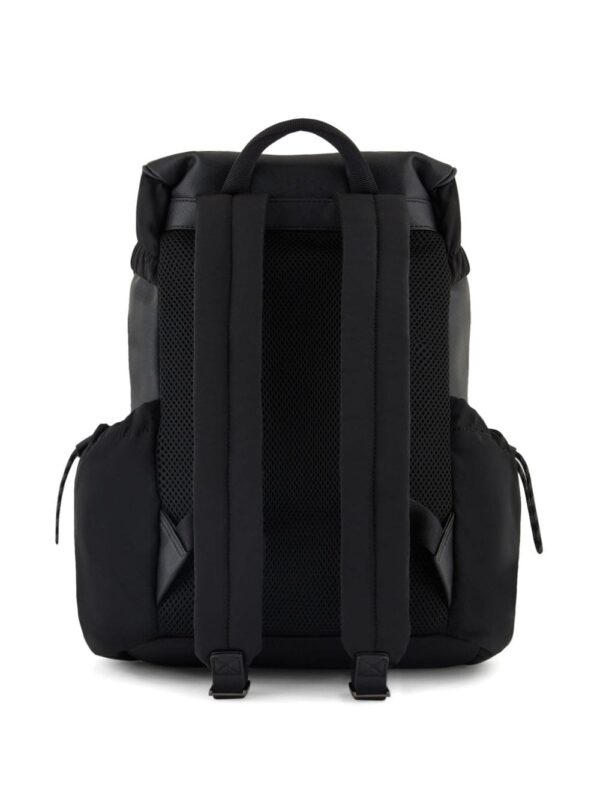 Emporio Armani logo-appliqué backpack - Image 4