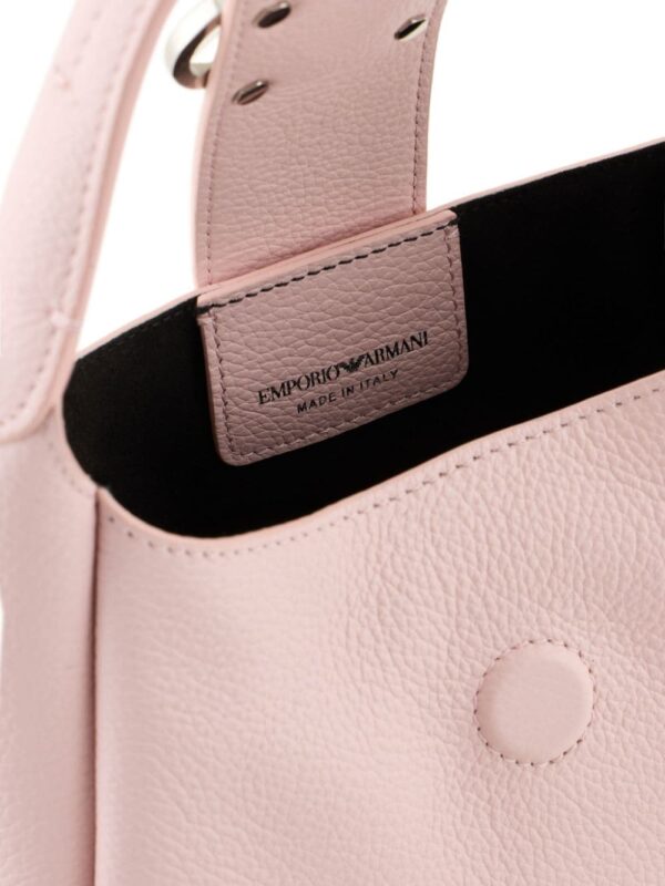 Emporio Armani Eagle-plaque leather shoulder bag - Image 5