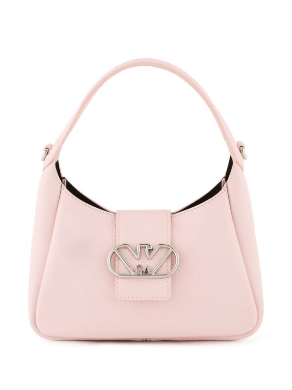 Emporio Armani Eagle-plaque leather shoulder bag